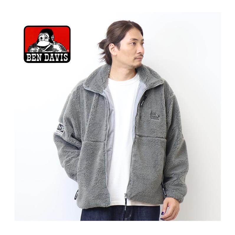 BEN DAVIS（ベンデイビス） スタンドカラー シープボアジャケット