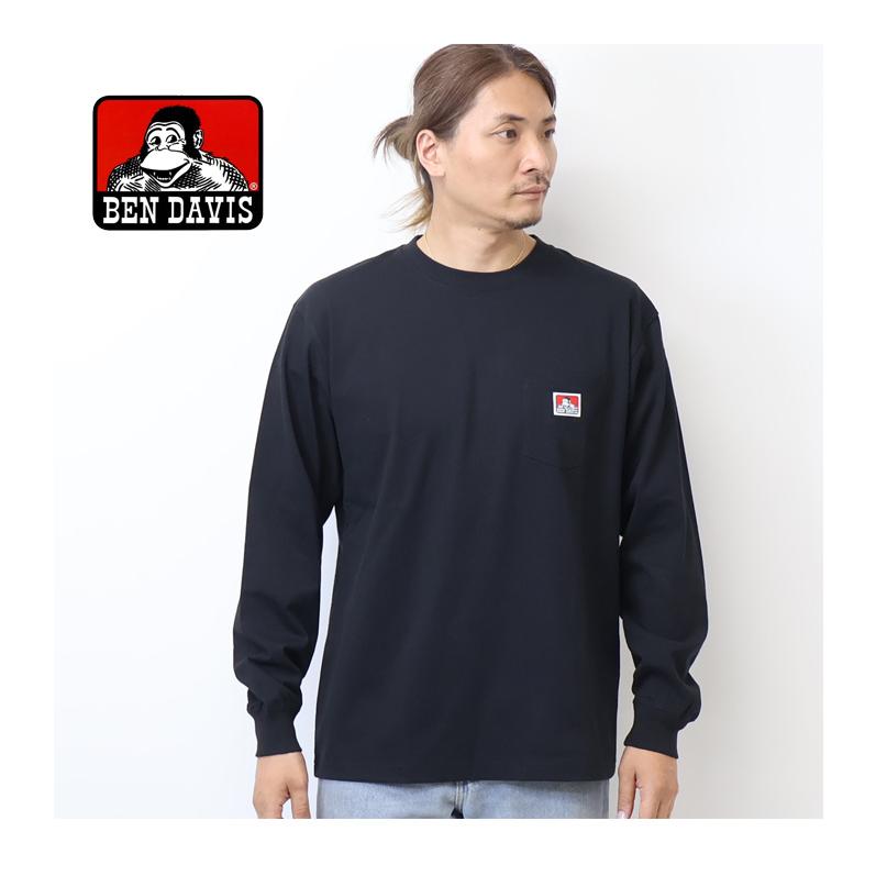 BEN DAVIS（ベンデイビス） 胸ポケット 長袖Tシャツ ロンT 長T