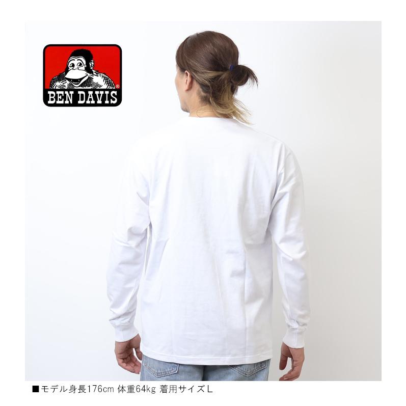 BEN DAVIS（ベンデイビス） 胸ポケット 長袖Tシャツ ロンT 長T