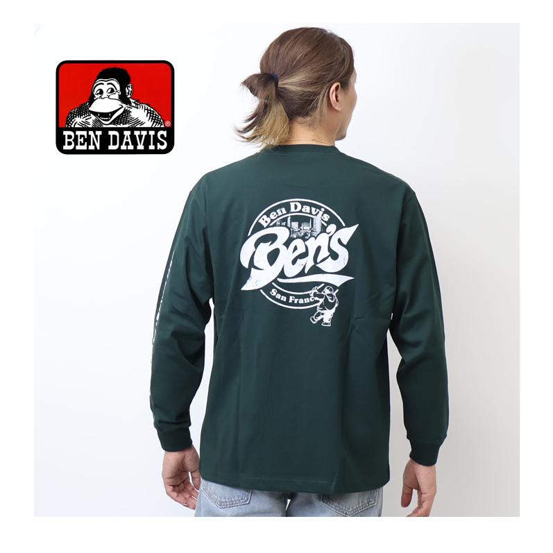 BEN DAVIS ベンデイビス サークルロゴ 長袖Tシャツ ビッグ