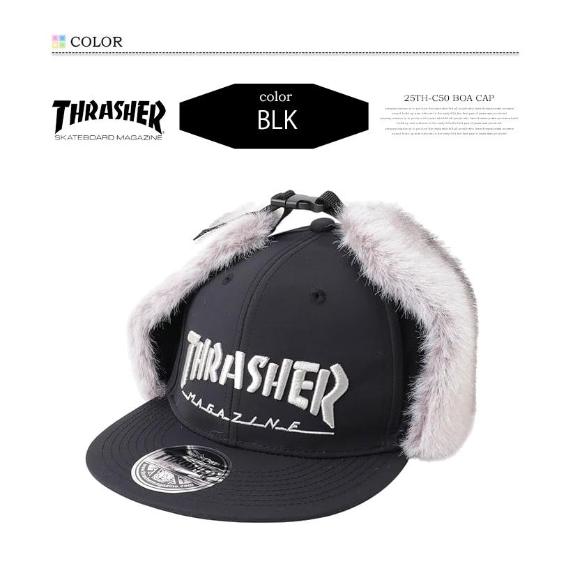 THRASHER（スラッシャー） 撥水 フライトキャップ ボアキャップ イヤー