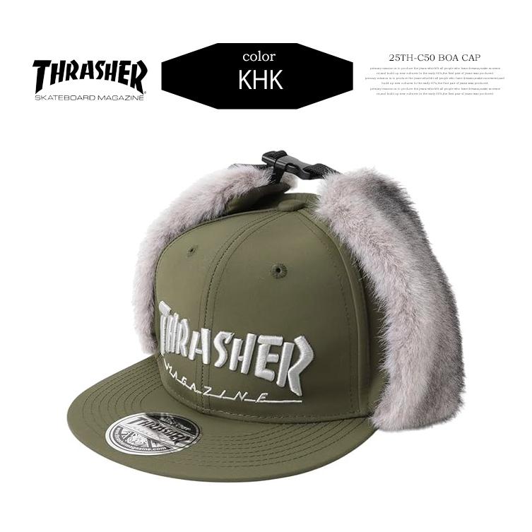 THRASHER（スラッシャー） 撥水 フライトキャップ ボアキャップ イヤー