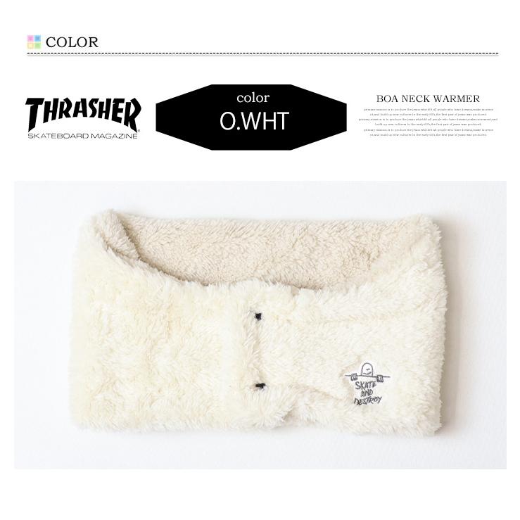 THRASHER（スラッシャー） マークゴンザレス ボアフリース ネック