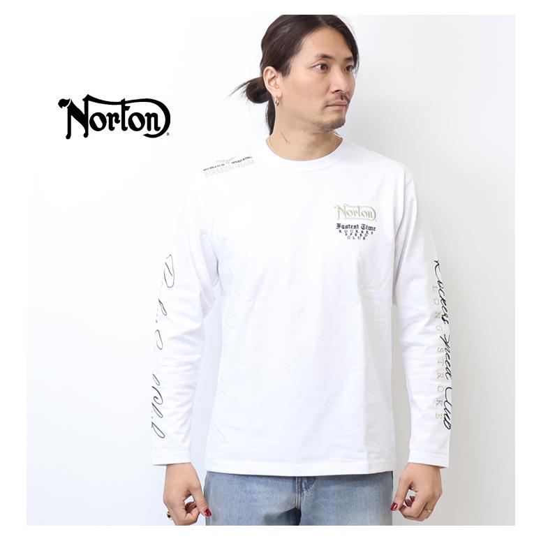 ノートン（NORTON） ゴールド刺繍 MAX ロンT メンズ カットソー 長T