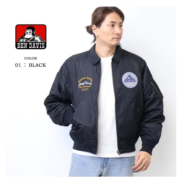 ネイビー フライトジャケット スカル刺繍 オールドハワイ刺繍ナイロンMA1リメイクジャケット ネイビー