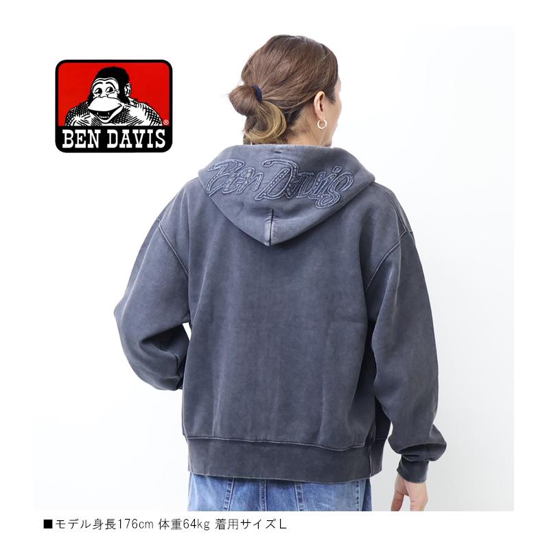 BEN DAVIS（ベンデイビス） ヴィンテージ加工 スウェットジップ 