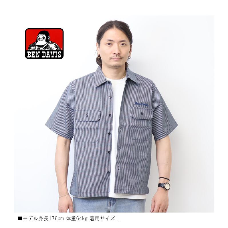 BEN DAVIS（ベンデイビス） 半袖ワークシャツ メンズ 半袖シャツ