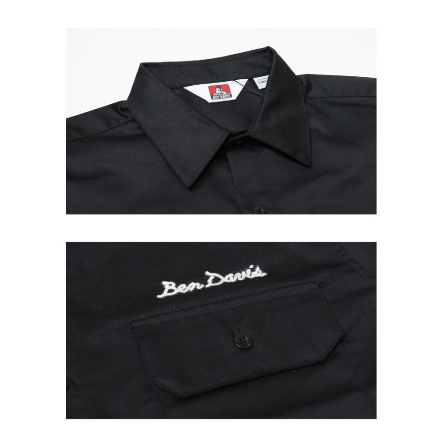 BEN DAVIS（ベンデイビス） 半袖ワークシャツ メンズ 半袖シャツ