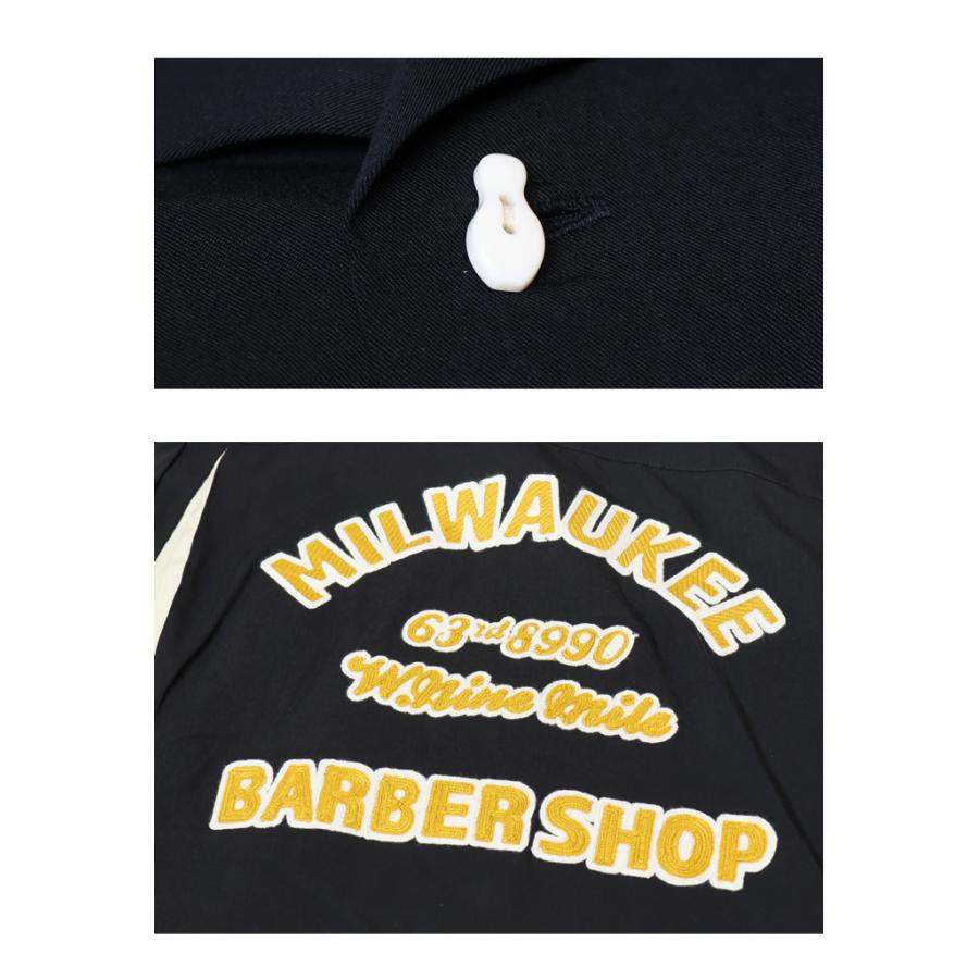 HOUSTON（ヒューストン） ボウリングシャツ 半袖シャツ MILWAUKEE