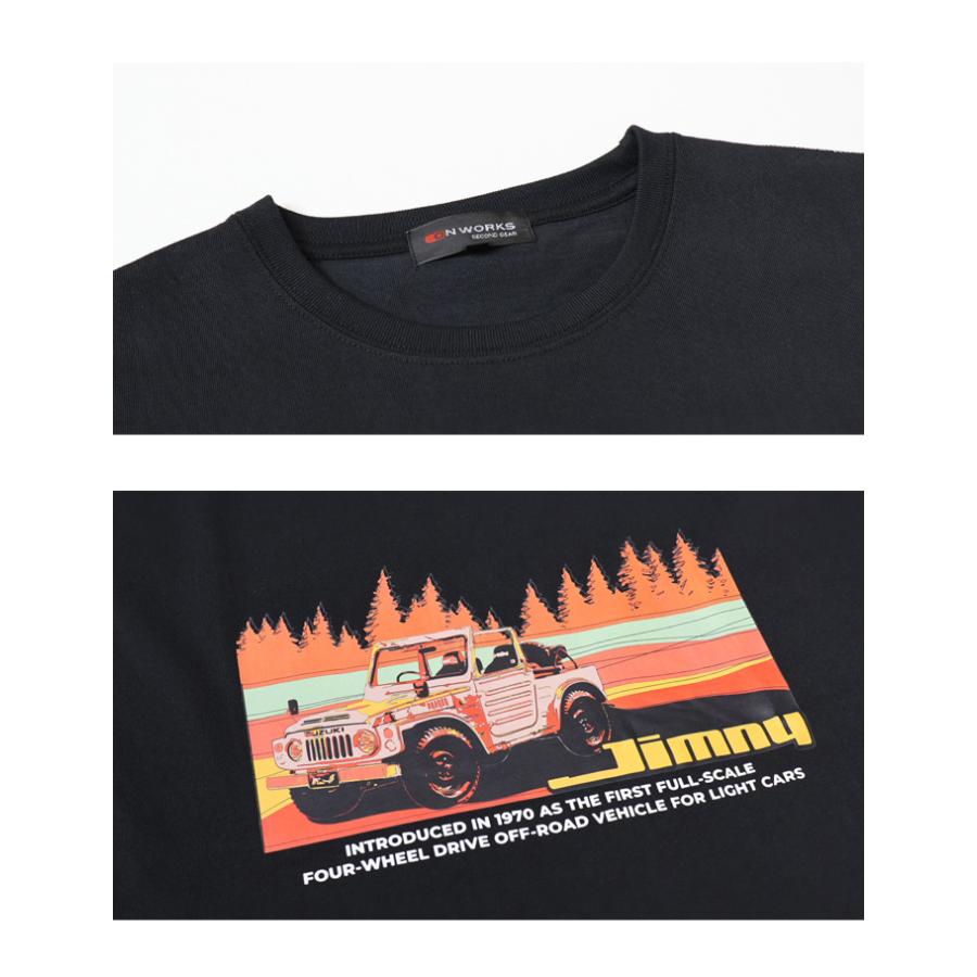 SUZUKI スズキ JIMNY ジムニー プリント 半袖Tシャツ ジムニー8 半T メンズ 4604 コダマ | SUZUKI Original | 14