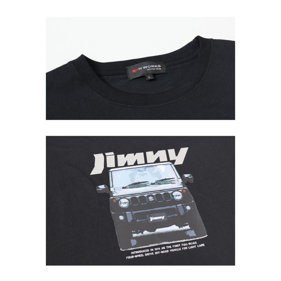 SUZUKI スズキ JIMNY ジムニー プリント 半袖Tシャツ ジムニーシエラ 半T メンズ 4606 コダマ | SUZUKI Original | 14