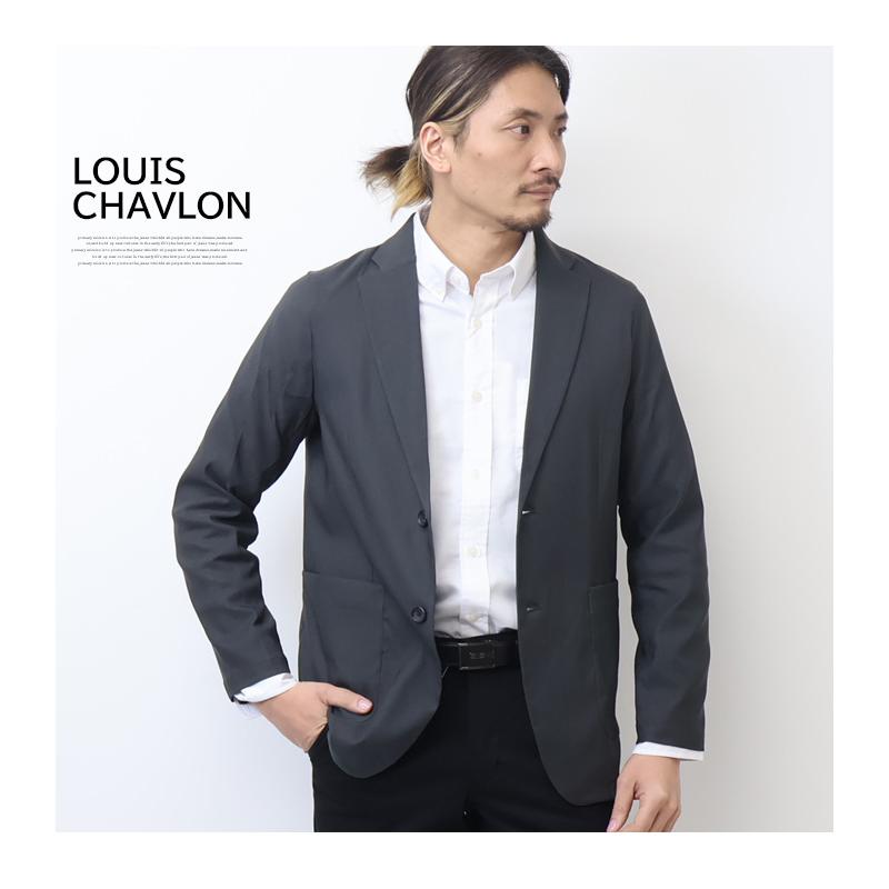 未使用✨プルミエアロンディスモン ダブルブレザー　ジャケット　ヘリンボーン　M LOUIS CHAVLON ルイシャブロン ストレッチ 2ボタン テーラード