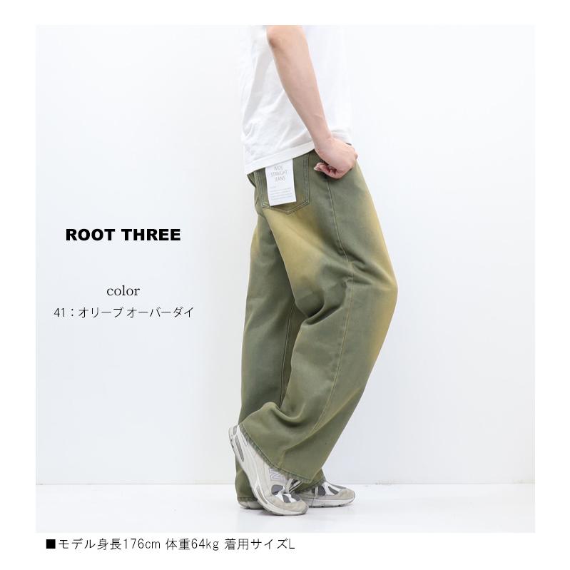 ROOT THREE（ルートスリー） スラブデニム バギーパンツ ジーンズ