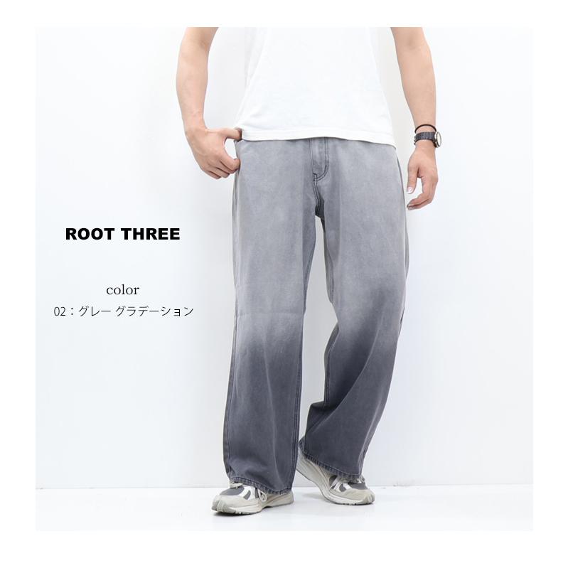 ROOT THREE（ルートスリー） スラブデニム バギーパンツ ジーンズ