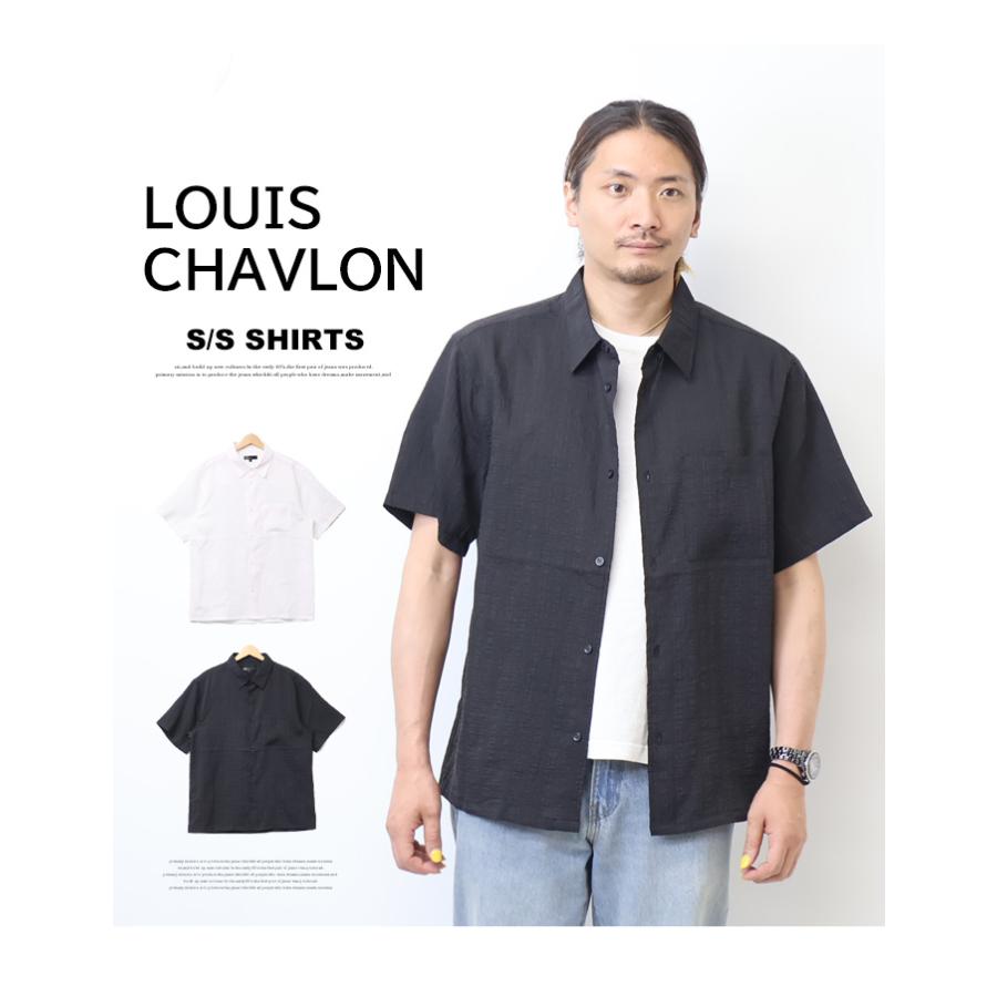 LOUIS CHAVLON ルイシャブロン 接触冷感 半袖シャツ メンズ 5270-5001
