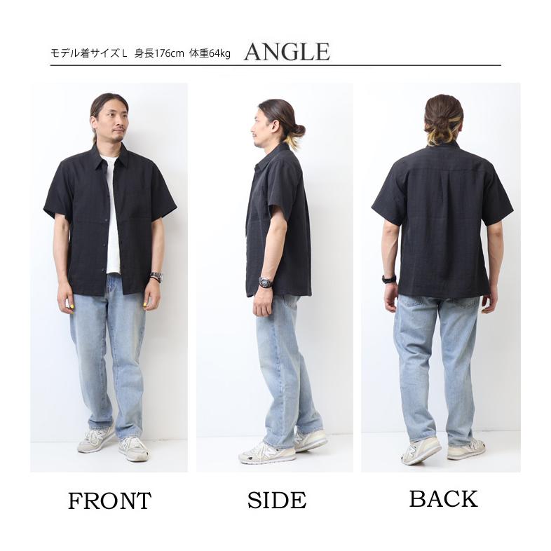 Jent Louis 半袖 LOUIS CHAVLON ルイシャブロン 接触冷感 半袖シャツ メンズ 5270-5001