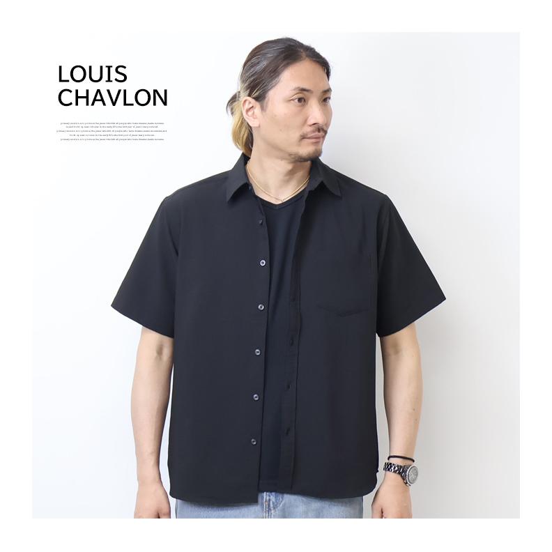 King Louie / 半袖シャツ/--/コットン/BLK LOUIS CHAVLON ルイシャブロン アンサンブル 半袖シャツ 半袖Tシャツ
