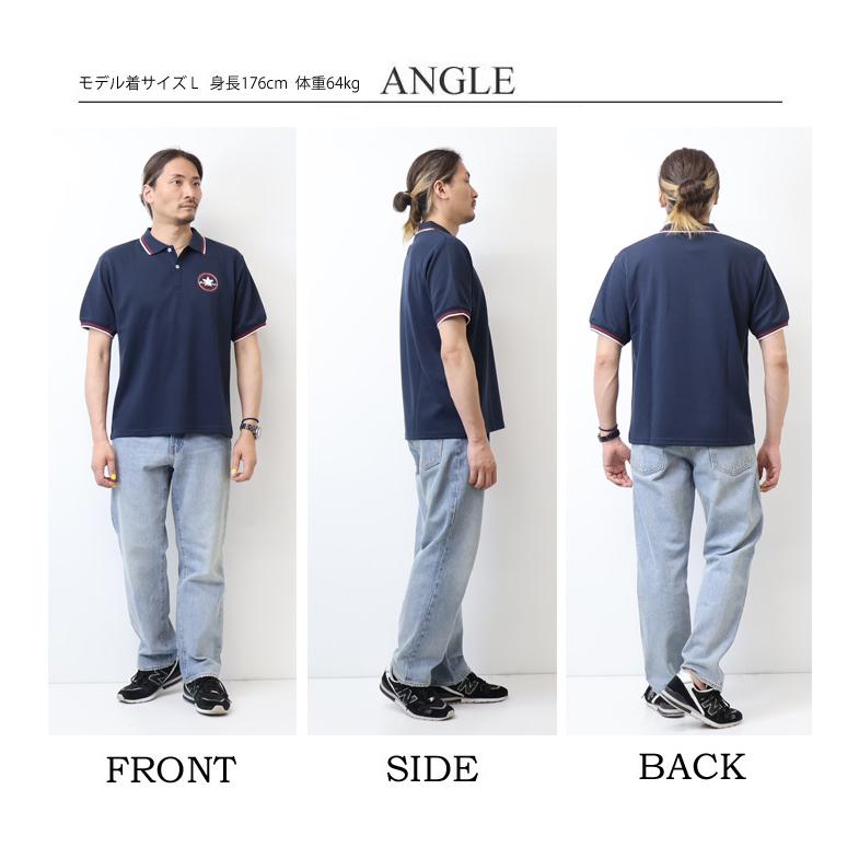 CONVERSE（コンバース） ALL STAR刺繍 半袖ポロシャツ メンズ 5273