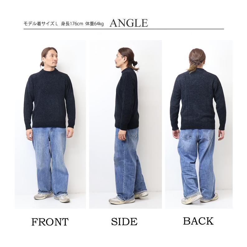 CREATION CUBE クルーネック モールニット セーター メンズ 5411-801