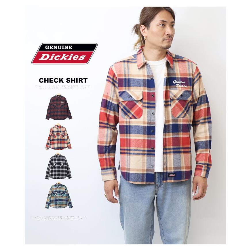 Dickies（ディッキーズ） GENUINE Dickies ジェニュイン 長袖 チェック