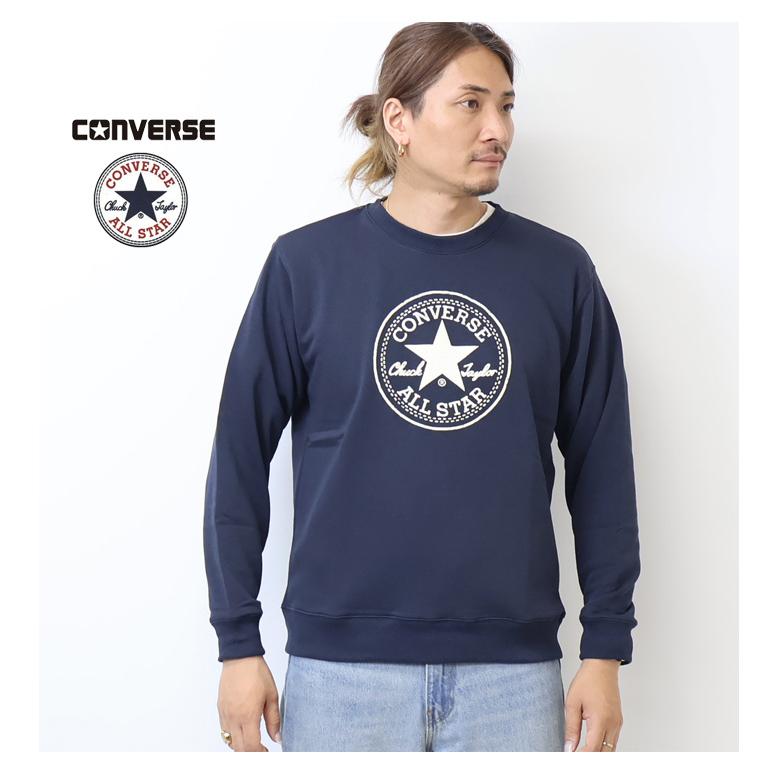 【新品未使用】ロージーモンスター　back logo スウェット CONVERSE（コンバース） ロゴプリント スウェットシャツ 裏毛