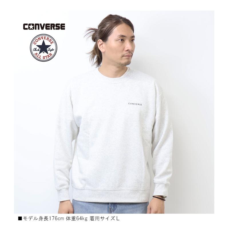 CONVERSE（コンバース） サガラ刺繍 スウェットシャツ 裏起毛