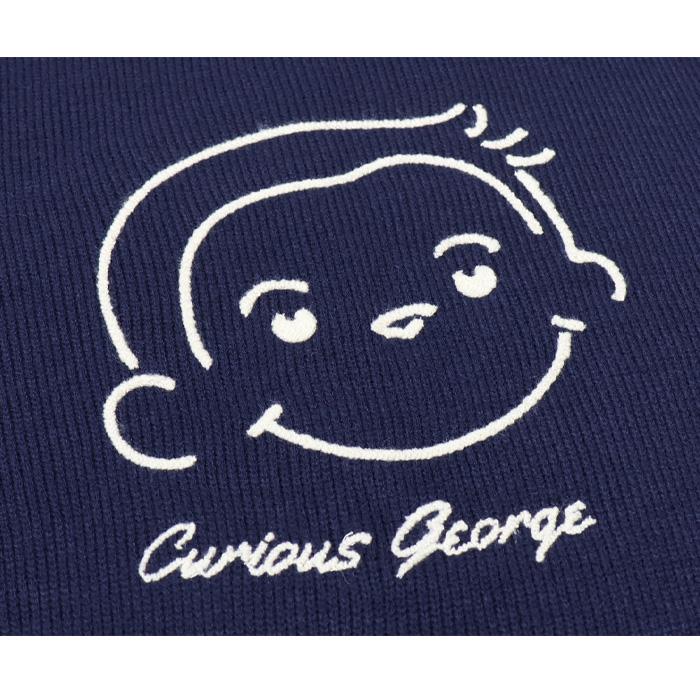 おさるのジョージ クルーネックニット セーター メンズ 5477-3541