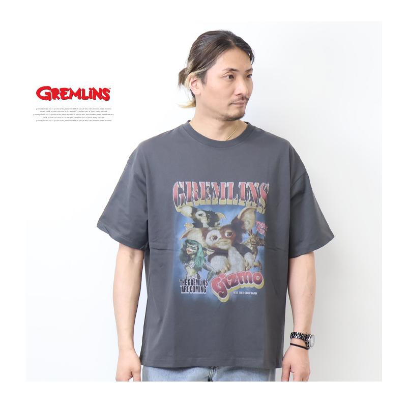 GREMLINES グレムリン プリント 半袖Tシャツ 半T メンズ ギズモ