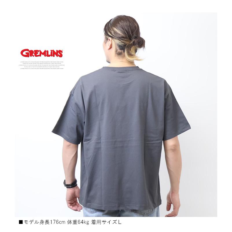 GREMLINES グレムリン プリント 半袖Tシャツ 半T メンズ ギズモ