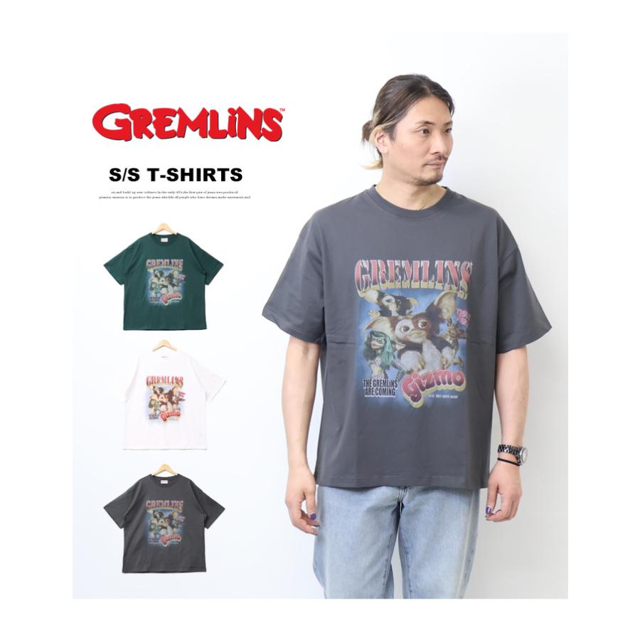 GREMLINES グレムリン プリント 半袖Tシャツ 半T メンズ ギズモ