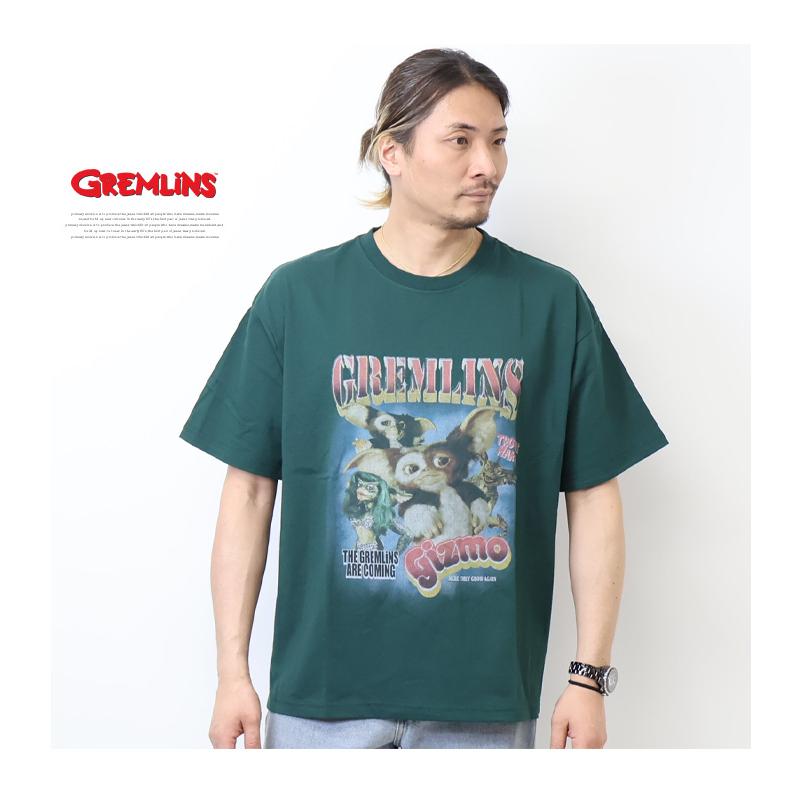 GREMLINES グレムリン プリント 半袖Tシャツ 半T メンズ ギズモ