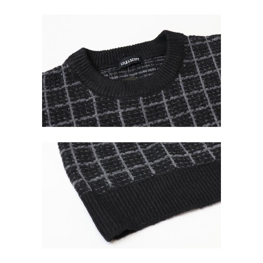 LYLE＆SCOTT ライル＆スコット クルーネック ジャガードニット