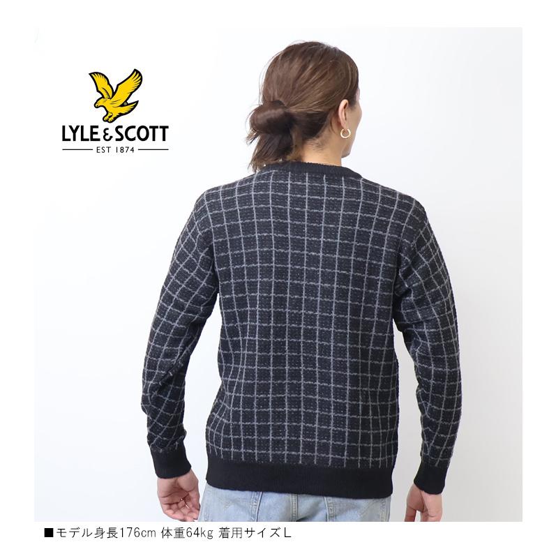 LYLE＆SCOTT ライル＆スコット クルーネック ジャガードニット