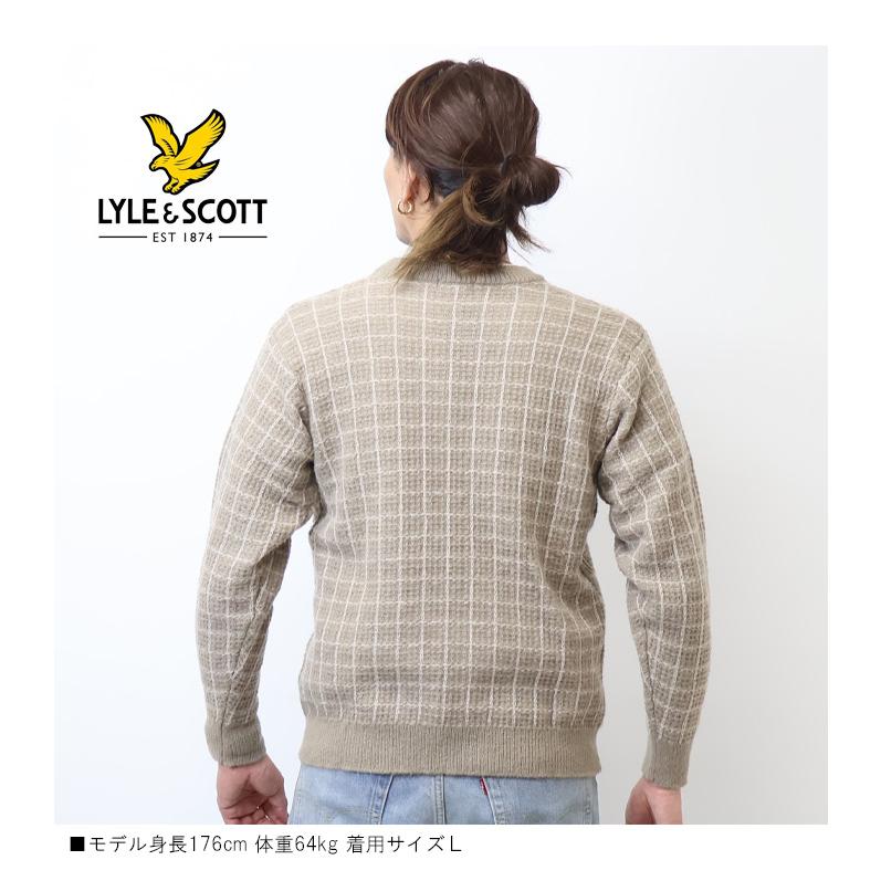 LYLE＆SCOTT ライル＆スコット クルーネック ジャガードニット