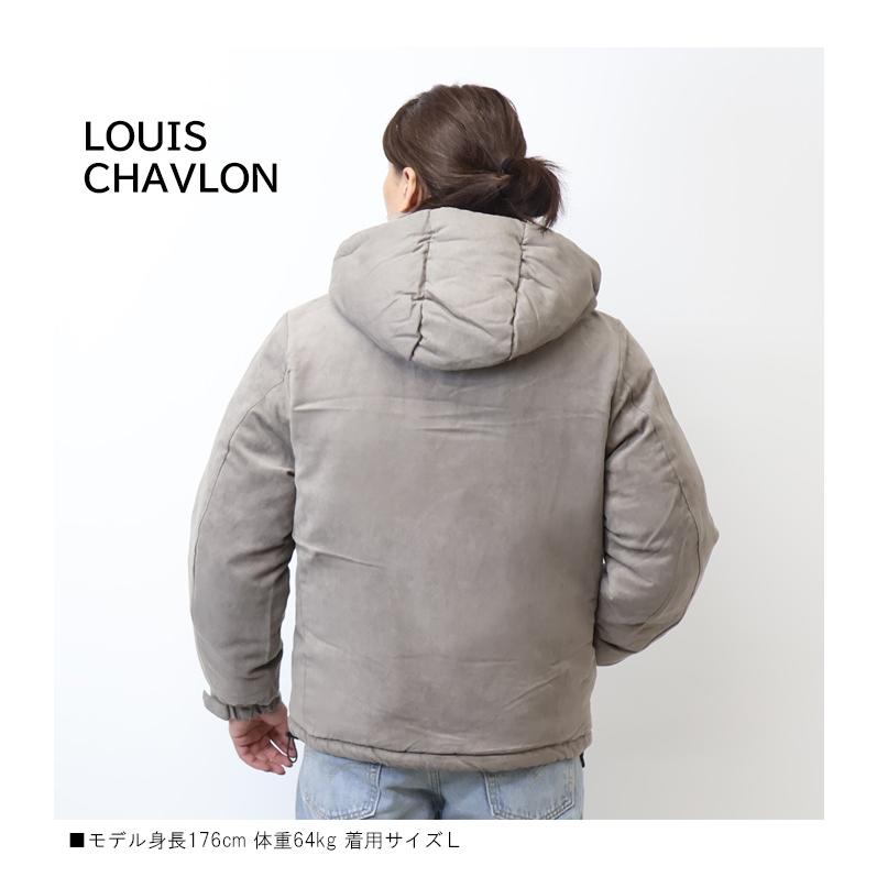 LOUIS CHAVLON ルイシャブロン ピーチ起毛 フード脱着 中綿アウター