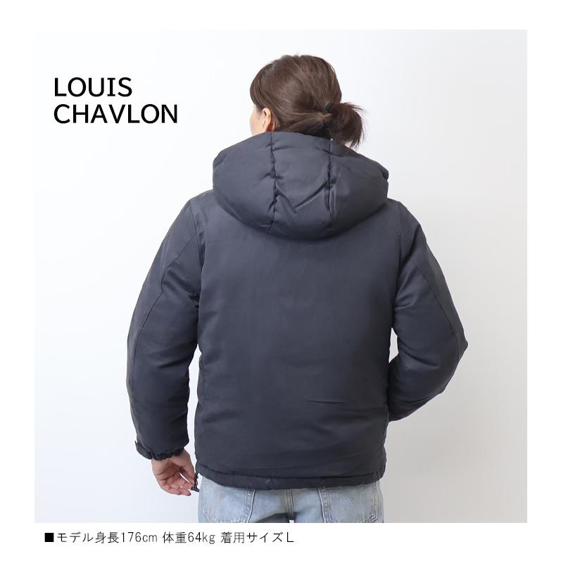 LOUIS CHAVLON ルイシャブロン ピーチ起毛 フード脱着 中綿アウター