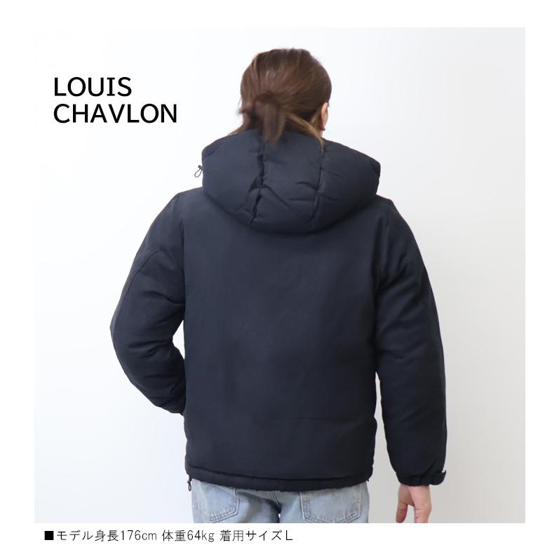 LOUIS CHAVLON ルイシャブロン ピーチ起毛 フード脱着 中綿アウター