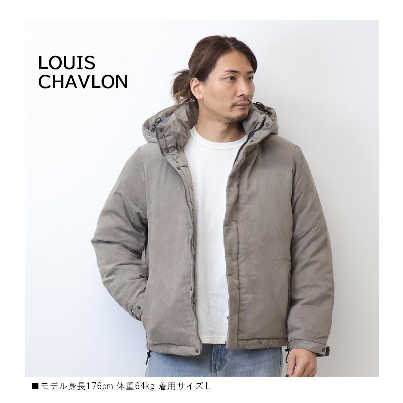 LOUIS CHAVLON ルイシャブロン ピーチ起毛 フード脱着 中綿アウター