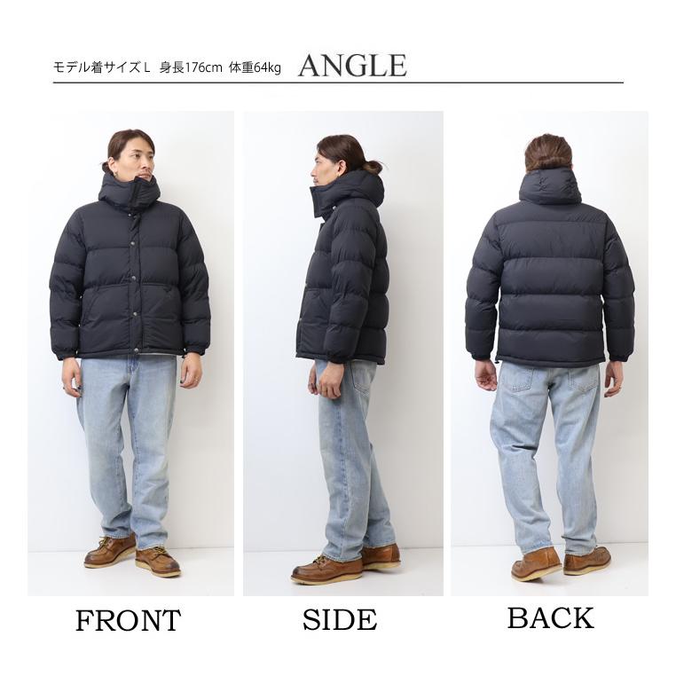 SELECT DOWN グースダウンジャケット フード脱着 アウター メンズ 送料