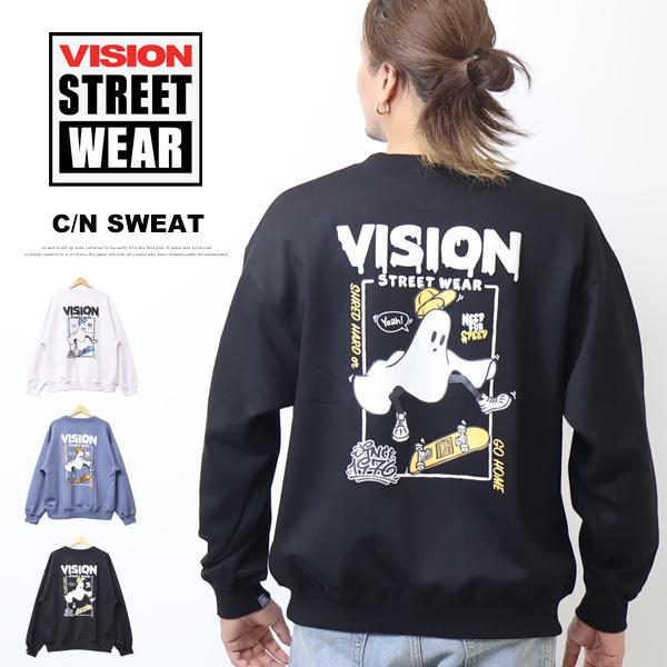 90sアメリカ製vision sport wearトレーナー　スケーター系 VISION STREET WEAR（ヴィジョンストリートウェア） ビジョン
