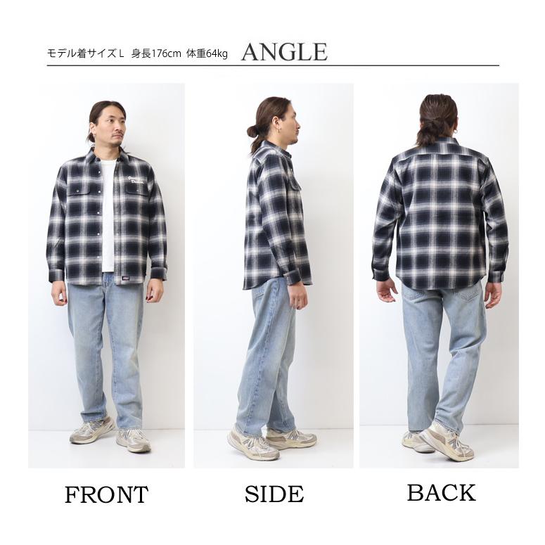 グレー チェック柄 長袖レオタード Dickies（ディッキーズ） GENUINE Dickies ジェニュイン 長袖 チェック