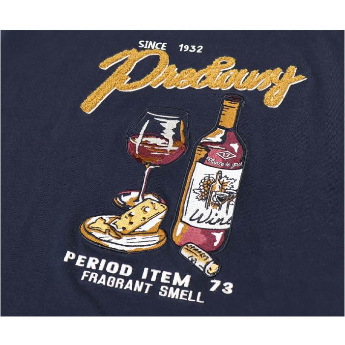 POWER TO THE PEOPLE パワートゥザピープル ワイン刺繍 長袖Tシャツ 長T ロンT メンズ 6301005 | POWER TO THE PEOPLE | 13