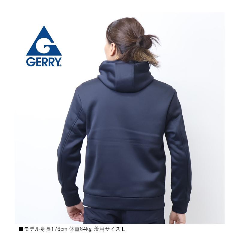 GERRY（ジェリー） 裏フリース 前身頃中綿 ジップパーカー ライト