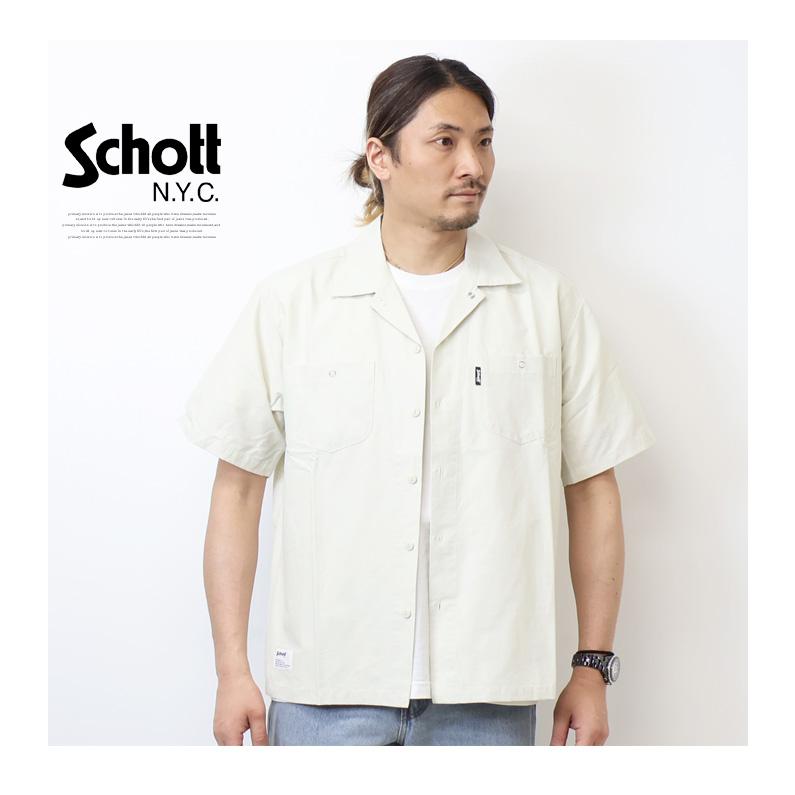 Schott N.Y.C（ショット） Schott コットン ナイロン ワークシャツ