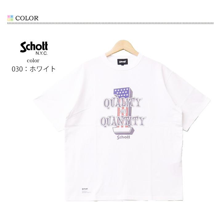 Schott N.Y.C（ショット） Schott プリント 半袖Tシャツ クオリティ