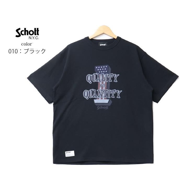 Schott N.Y.C（ショット） Schott プリント 半袖Tシャツ クオリティ