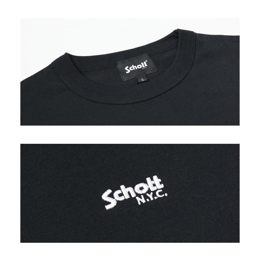 Schott N.Y.C（ショット） Schott プリント 半袖Tシャツ アーカイブ