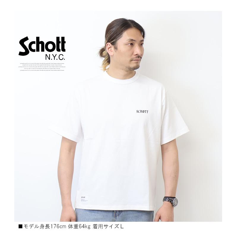Schott N.Y.C（ショット） Schott プリント 半袖Tシャツ セッション 半