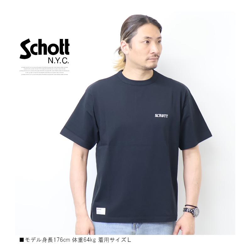 Schott N.Y.C（ショット） Schott プリント 半袖Tシャツ セッション 半