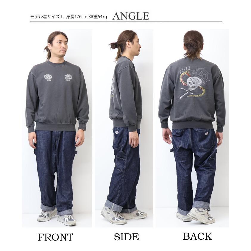 Schott N.Y.C（ショット） Schott ピグメント加工 クルーネック